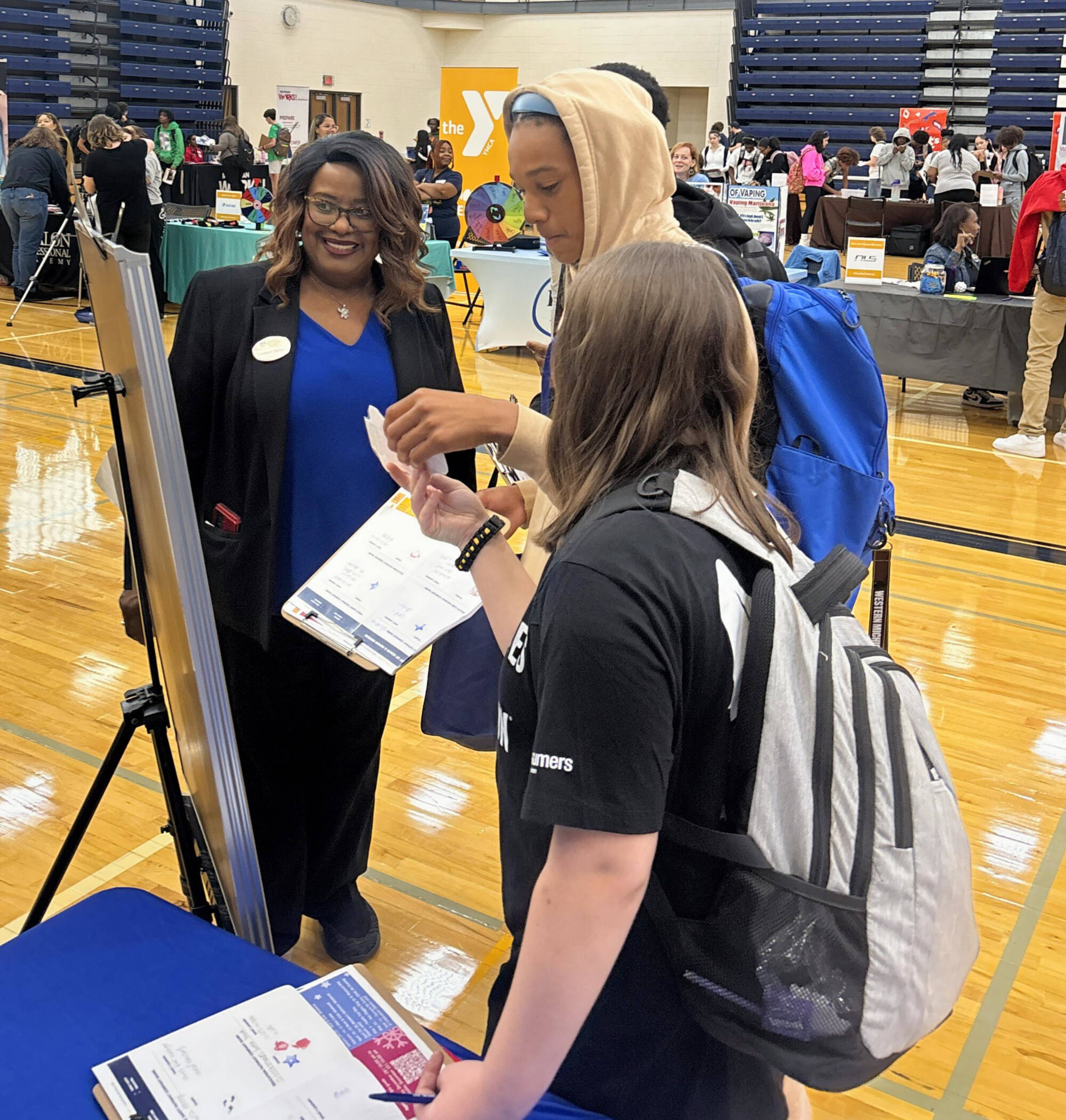 Ms. Ballard at BCPS Career Fair